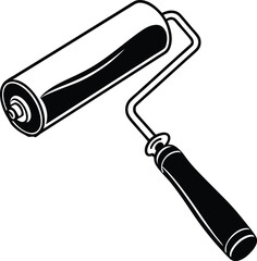 Classic Paint Roller - A Classic Paint Roller Designed for Smooth and Even Application of Paint on Walls and Surfaces