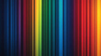 Obraz premium striped pattern with a rainbow of colors, sleek and vibrant, Colorful vertical stripes abstract art home decor modern
