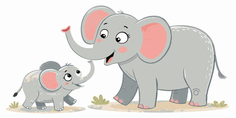 baby elephant cartoon