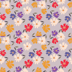 pattern abstract flowers