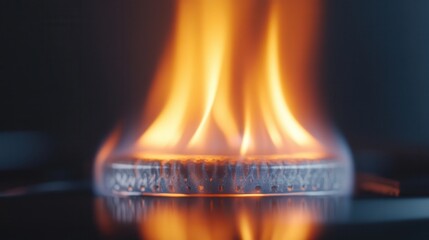 Blurred illustration of burning fire flame. blaze fire flame texture on black background