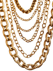 Isolated Set of Gold Chains of Various Lengths