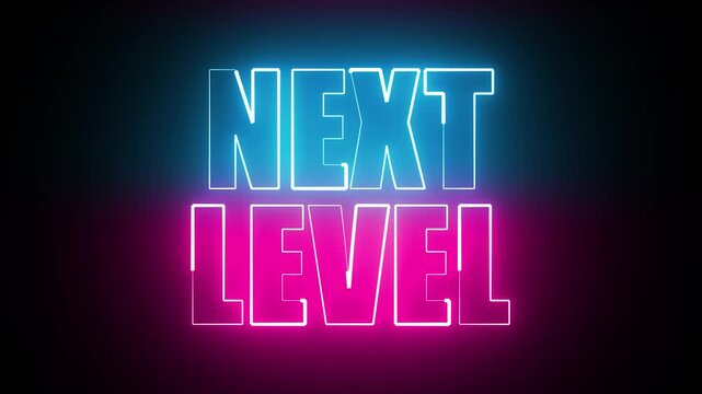 
NEXT LEVEL NEON TITLE ANIMATION