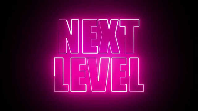 
NEXT LEVEL NEON TITLE ANIMATION