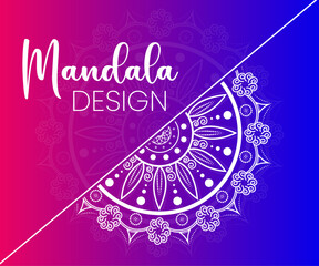 minimal creative mandala design