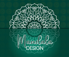 minimal creative mandala design
