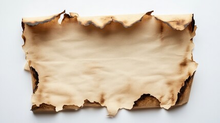 Ancient Burnt Paper Texture:  A Grunge Background Image