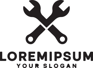 silhouette of a person with a hammer and wrench and screwdriver
