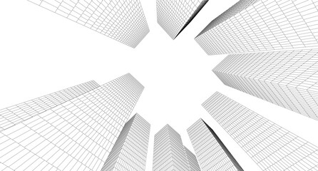 abstract modern building