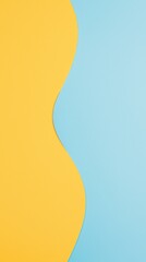 Two-tone background featuring a smooth wavy separation between vibrant yellow and calming blue colors, creating an abstract and visually striking design that captivates the eye