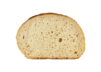 Freshly sliced bread on a clean surface