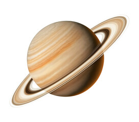 Saturn in a white or transparent background, Saturn png image