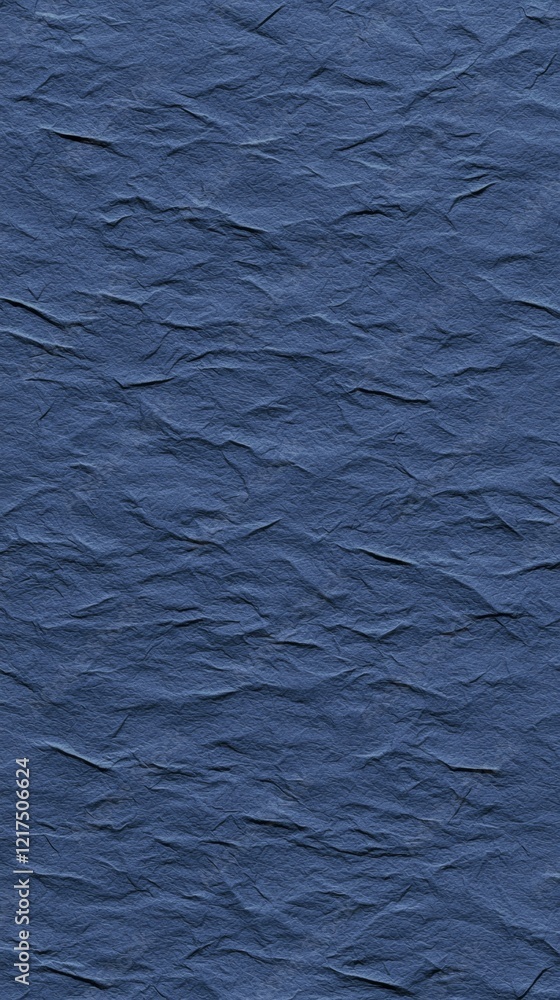 Aufkleber dark blue wrinkled paper background featuring rich textures creates a visually captivating backdrop,