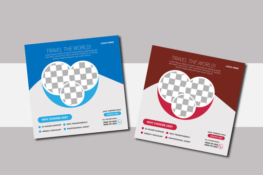 Creative Business marketing social media post template