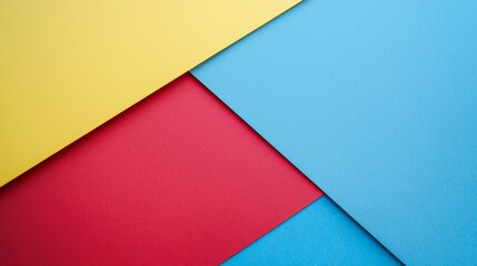 Creating an abstract modern background with vibrant colored paper sheets forms an intriguing composition, ideal for various graphic design projects and artistic expressions