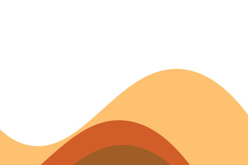 abstract orange background with waves