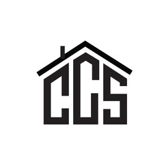 CCS House logo design combines modern aesthetics with professional appeal, featuring sleek lines and a creative structure. Perfect for construction, real estate, or home services branding.