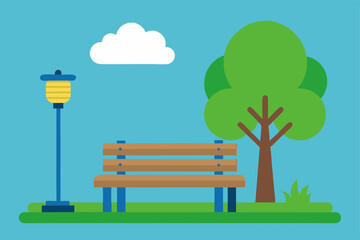 bench in park