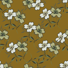 pattern abstract flowers