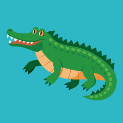 crocodile with a smile vector