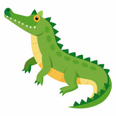 crocodile with a smile vector