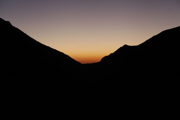 Silhouette Mountains