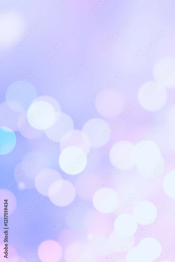 Poster soft pastel lilac background with blurred bokeh effect . generative ai
