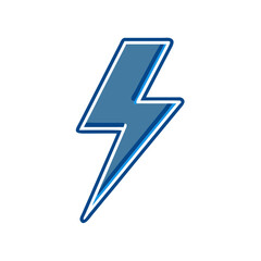 Powerful Lightning Bolt Icon