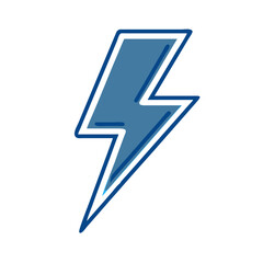 Powerful Lightning Bolt Icon