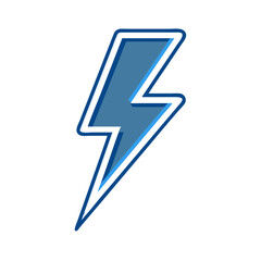 Powerful Lightning Bolt Icon