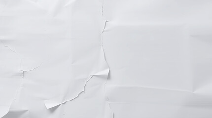 White textured surface, abstract minimalism, wrinkled paper effect