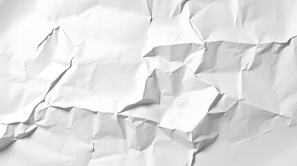White textured surface, abstract minimalism, wrinkled paper effect