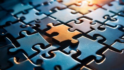 Fototapeta premium missing piece of puzzle