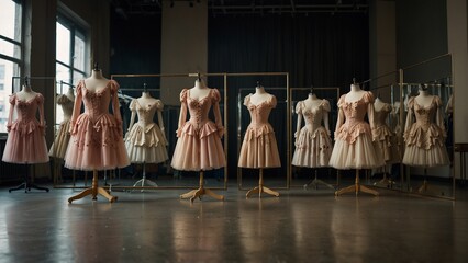 Ballet Theater Costumes Hanging in the Hall – World Theatre Day"