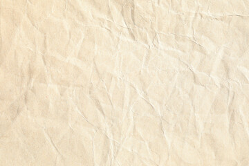 Yellow crumple paper texture background