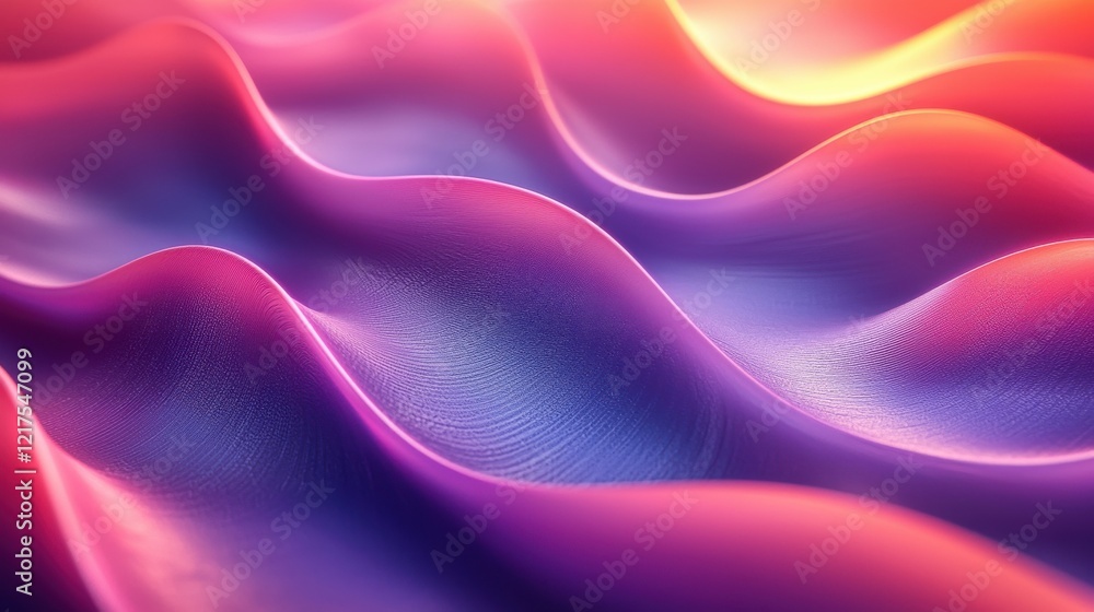 Poster flowing fluid shapes abstract textures digital art vibrant colors macro view dynamic design concepts
