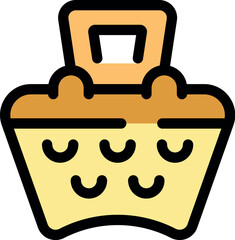 Wicker basket full of freshly baked bread, ready to be served