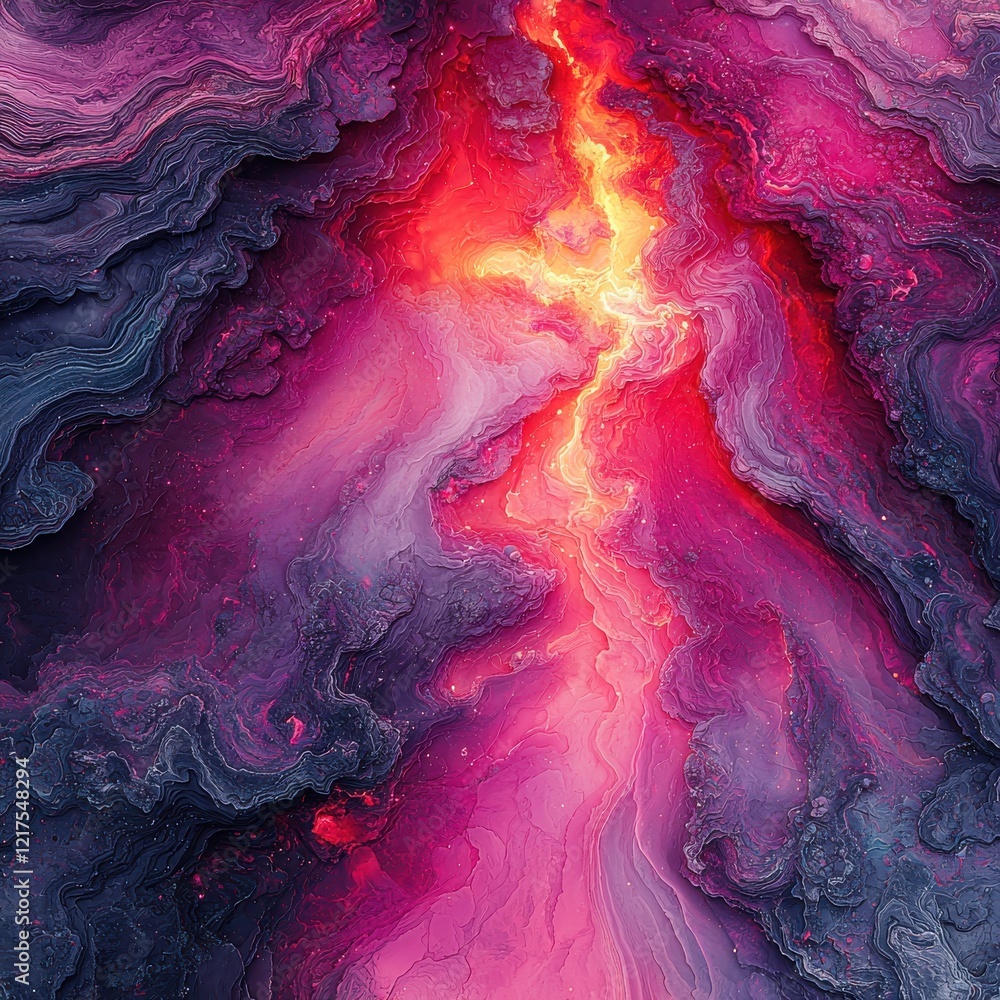 Poster dynamic abstract glow textures in vibrant colors artistic display digital art creative environment c
