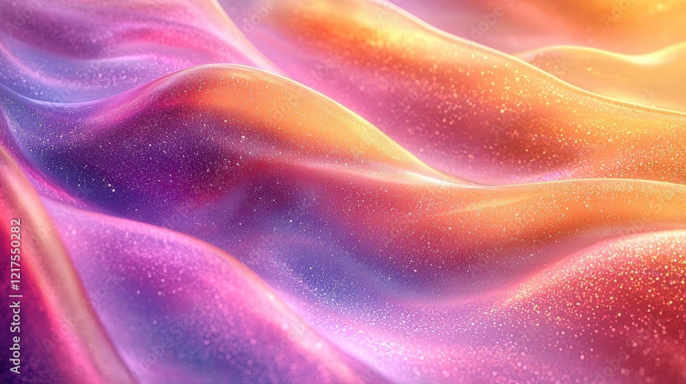 Poster dynamic fluid overlays with soft gradient textures abstract environment detailed visual