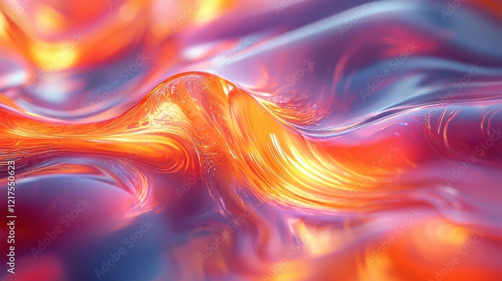 Poster dynamic fluid overlay textures abstract art installation captivating shimmer digital close-up view v