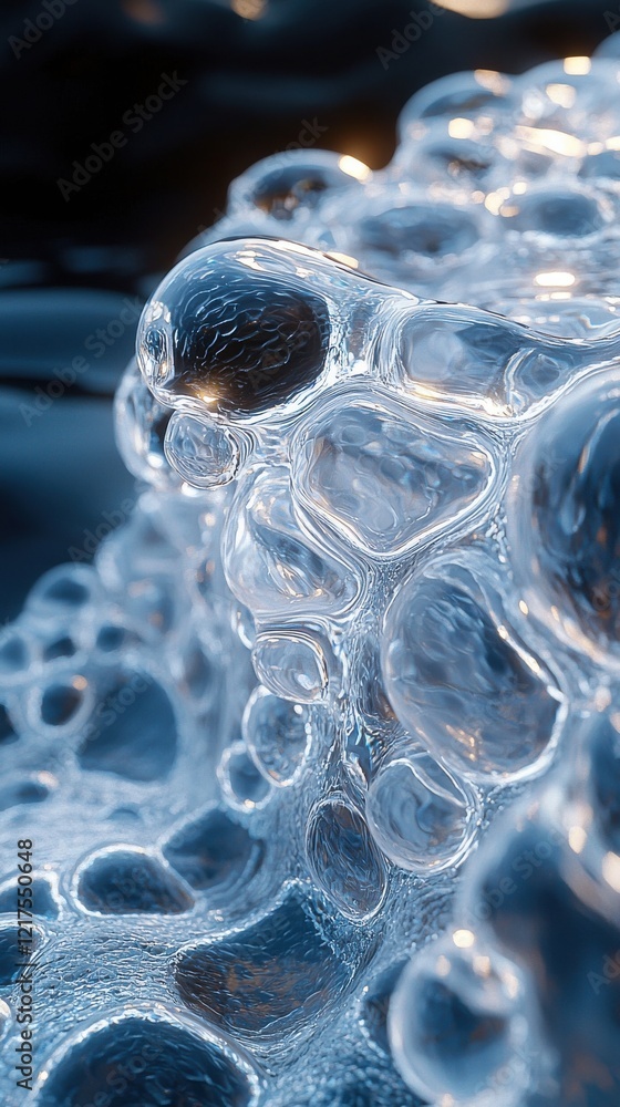 Aufkleber fluid overlay textures macro liquid layering natural environment close-up view hyper details