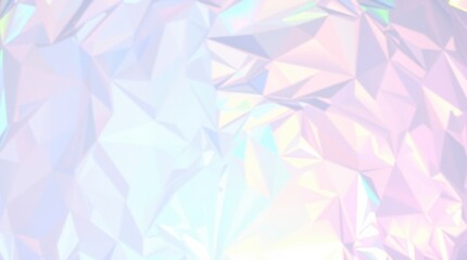 Obraz premium Iridescent Polygonal Abstract
