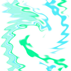 Fototapeta premium An abstract transparent psychedelic wavy spiral shape design element overlay.
