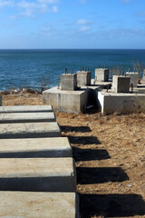 La corniche de Dakar au niveau de la Place du souvenir Africain au Sénégal en Afrique de l'ouest © Pierre Laborde 
