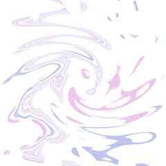 An abstract transparent psychedelic wavy spiral shape design element overlay.