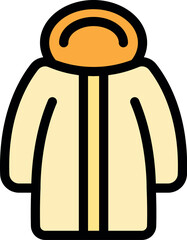 Warm winter jacket with hood ensuring comfort and protection during cold weather