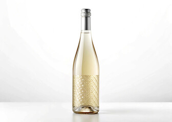 Fototapeta premium bottle of champagne with cork