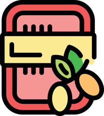 Organic olive oil pack with label and olives emphasizing natural production process