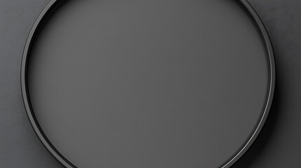 Dark Grey Circle Frame Background Design