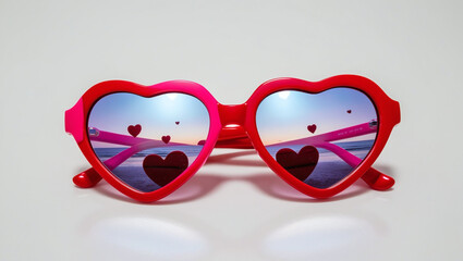heart shaped glasses